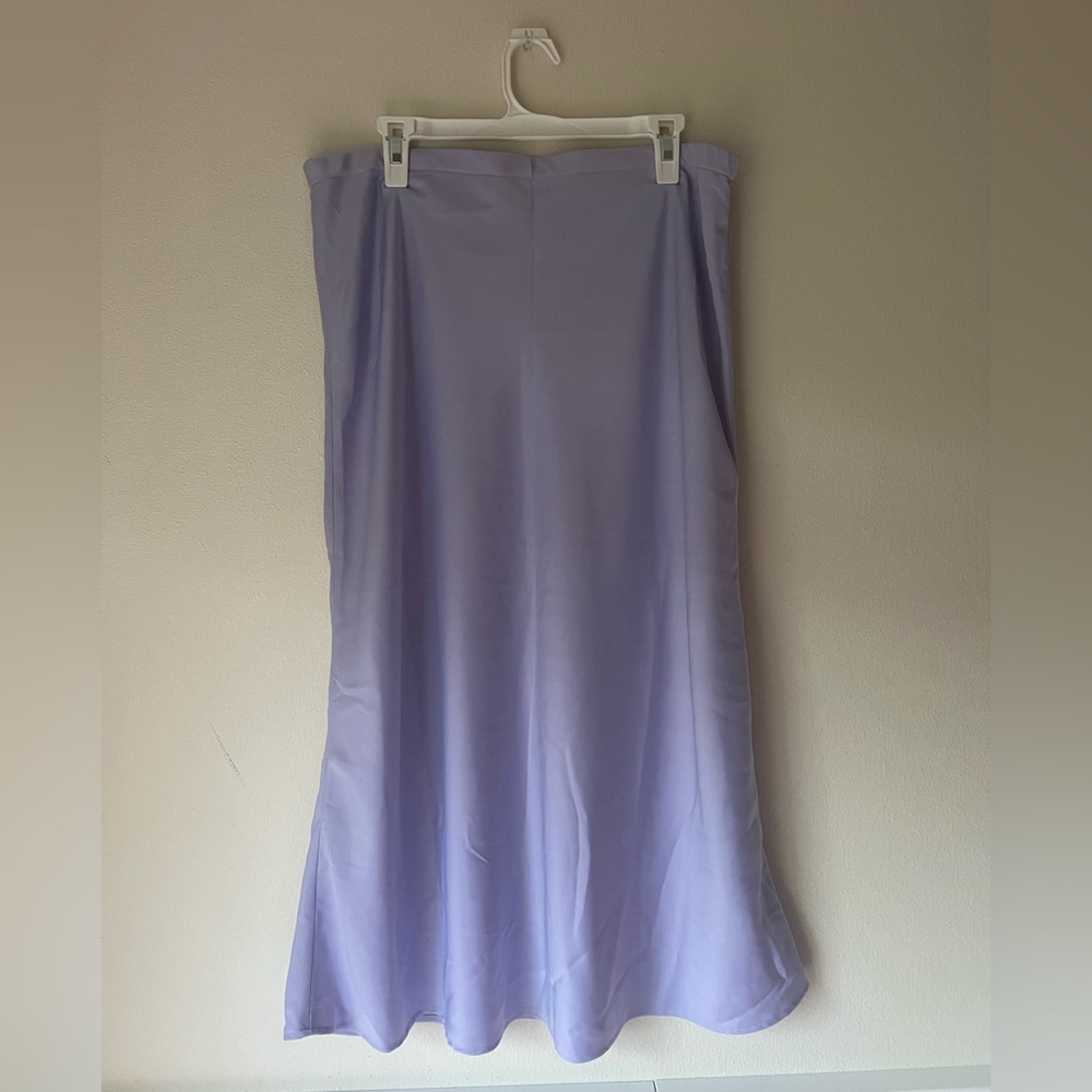 Calvin Klein Purple Maxi A-Line Skirt for Casual Wear